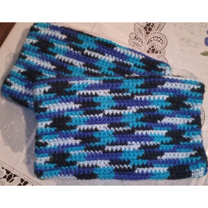 1 Shades of Blue Makeup/Pencil Pouch